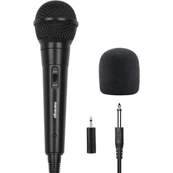 Handheld Wired Microphone, Cardioid Dynamic Vocal Mic with 13ft Cable